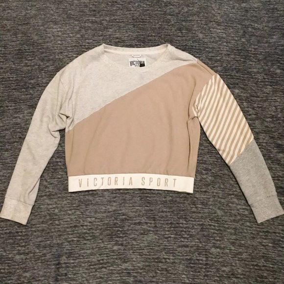 Nike Tops - VS Sport Pullover Stripe Color Block Sweatshirt M